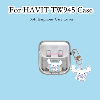 【จัดส่งรวดเร็ว】เคสหูฟัง แบบนิ่ม ลายการ์ตูน สําหรับ HAVIT TW945 HAVIT TW945