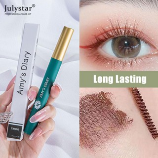 JULYSTAR Amy&amp;#39;s Diary มาสคาร่า 2 สี สีดำ น้ำตาล ขนตา ติดทน เป็นธรรมชาติ กันน้ำ ยาว สวย