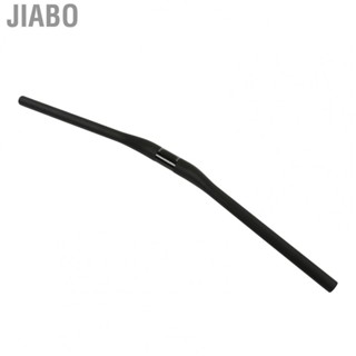 Jiabo Riser Handlebar Matt Black 3K Carbon Fiber Integrated Light Weight Flat Bar for Mountain Bike Grips