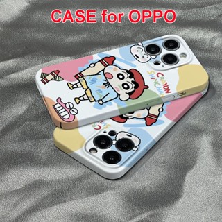 เคสโทรศัพท์มือถือแบบแข็ง ลายการ์ตูนชินจัง สําหรับ OPPO Reno8T 5G Reno8 Pro Reno8 Reno7 Z Reno7 Pro Reno6 Pro Reno5 Reno4 Z Reno3