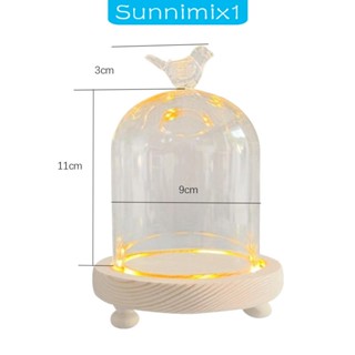 [Sunnimix1] โหลแก้วใส ทรงโดม กันฝุ่น DIY สําหรับตกแต่งงานแต่งงาน