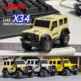 Ldarc X43 โมเดลรถไต่หินบังคับวิทยุไฟฟ้า 1/43 MINI RTR 4WD ของเล่นสําหรับเด็ก และผู้ใหญ่