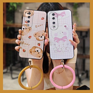 ring couple Phone Case For Huawei Honor90 Pro taste solid color heat dissipation funny texture personality soft shell cute