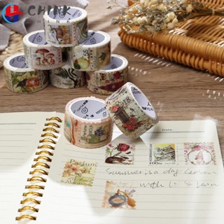 Chink สติกเกอร์เทปวาชิ DIY สไตล์วินเทจ สําหรับตกแต่งสมุดบันทึก