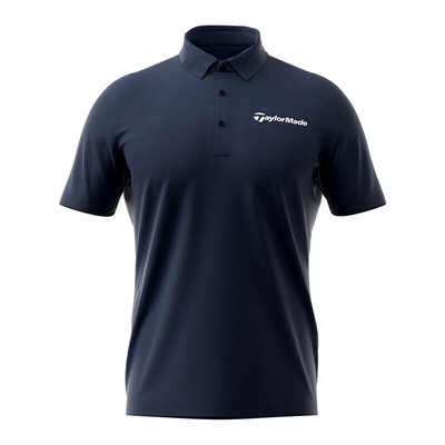 Taylormade Taylormade Golf Clothing เสื้อยืดแขนสั้นผู้ชายฤดูร้อนเสื้อโปโลลําลอง