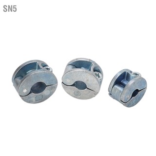 SN5 3PCS เจาะ Bit Stopper Collars โลหะผสมสังกะสีเจาะแหวนหยุดความลึกพร้อม Hex Wrench Open Type