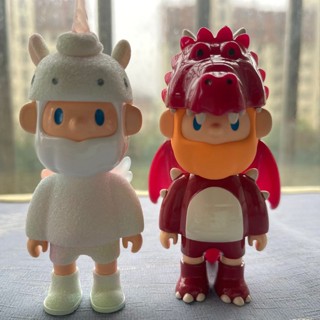 【ของแท้】F.UN Farmer BOB V7 Social Animal Series ชุดกล่องสุ่ม ตุ๊กตาฟิกเกอร์ซ่อนความลับ 10 แบบ