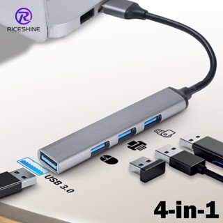 ฮับแปลง USB Type-C 4 อินเตอร์เฟส อเนกประสงค์ แบบพกพา สําหรับแล็ปท็อป คอมพิวเตอร์ โทรศัพท์มือถือ แท็บเล็ต