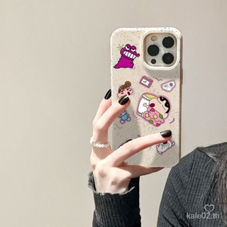 เคสป้องกันโทรศัพท์มือถือ แบบนิ่ม ลายการ์ตูนชินจัง สําหรับ iPhone 14 13promax 12 11 xs xr