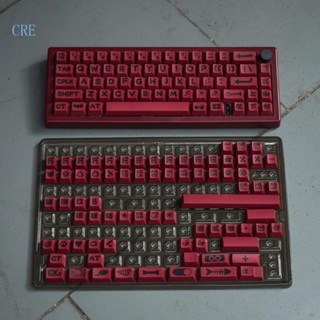 Cre ปุ่มกดคีย์บอร์ด PBT ย้อมสี 138 คีย์ สําหรับคีย์บอร์ด Mechanical GK