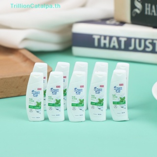 Trillioncatalpa แชมพูจิ๋ว อุปกรณ์เสริม สําหรับบ้านตุ๊กตา 10 ชิ้น