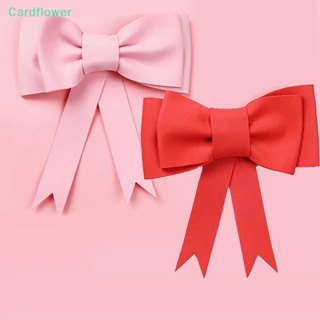 &lt;Cardflower&gt; ท็อปเปอร์โฟม รูปโบว์ ขนาดใหญ่ สีชมพู สําหรับตกแต่งเค้กวันเกิด งานแต่งงาน