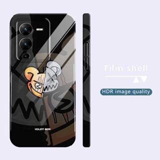 เคสโทรศัพท์มือถือ ลายหมี สําหรับ VIVO V25 S15 V23 S12 V20 S7 T1 S15E IQOO X50 X60 X70 X80 X90 Y12 Y15 Y3 Y19 Y5S U3 Y20 Y20S Y20SG Y20i Y50 Y30 Y30i Y76S Y77 Y75 Y15S Y21 Y33S Pro 5G การออกแบบ