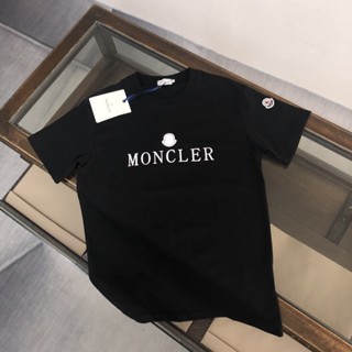 6CX6 Moncler M new summer couple style washed cotton printed short-sleeved round neck T-shirt