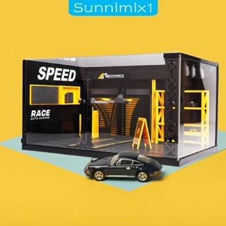 [Sunnimix1] โมเดลไดโอราม่า 1/24 สําหรับบ้าน โรงรถ