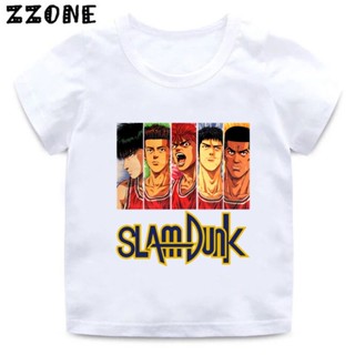 ใหม่ เสื้อยืด พิมพ์ลายอนิเมะ Slam Dunk Sakuragi Hanamichi แฟชั่นฤดูร้อน สําหรับเด็กผู้หญิง และเด็กผู้ชาย 2024 ooo5852