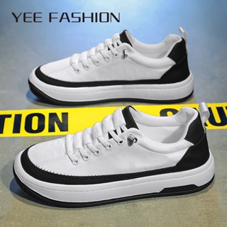 YEE Fashion รองเท้าผ้าใบผู้ชาย ลำลองผู้ชาย ผ้าใบแฟชั่น สไตล์เกาหลี กีฬากลางแจ้ง ทำงานรองเท้าลำลอง31z072004 ทันสมัย Chic Stylish fashion D95D00G 37Z230910