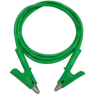 [ 1เส้น ] ALW-70036 สายปากคีบ Alligator Clip 10A 1เมตร Size 1.0mm² สายปากคีบ สายแทส Alligator Clip Wire สายปากคีบ หัว...
