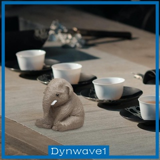 [Dynwave1] ฟิกเกอร์รูปช้าง สไตล์จีน สําหรับตกแต่งบ้าน โต๊ะน้ําชา ชาอู่หลง