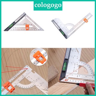 Colo ไม้บรรทัดเหล็กคาร์บอน 90° ไม้บรรทัด ทรงสี่เหลี่ยม สําหรับงานไม้