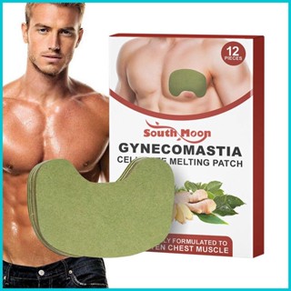 แผ่นแพทช์ละลายเซลลูไลท์ สําหรับ Gynecomastia 12 ชิ้น