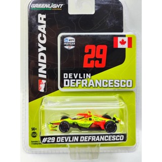 พร้อมส่ง ไฟสีเขียว 1: 64 2022 NTT Indy Racing Series #29 Devlin DeFrancesco