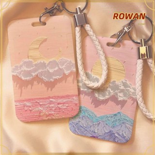 Rowans กระเป๋าใส่บัตรเครดิต บัตรประชาชน พลาสติก น่ารัก สําหรับผู้ชาย ผู้หญิง