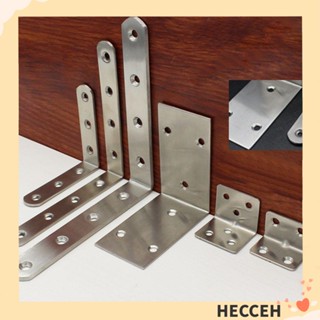 ⚝HECCEH⚝ 10pcs L shape Corner Brackets Door Stainless Steel Corner Furniture Hardware Fixture Bracket Angle Bracket Corner Corner Brace Furniture Fastener With Screws Laminate Support