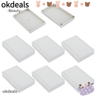 OKDEALS กล่องเคสโมดูลอิเล็กทรอนิกส์ คุณภาพสูง ขนาด 125*80*26 มม. DIY