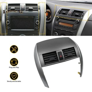 แผงช่องแอร์รถยนต์ A/C พร้อมแถบตกแต่ง สําหรับ Toyota Corolla 2007-2013 Air A/C Outlet Trim Cover 55670-02160