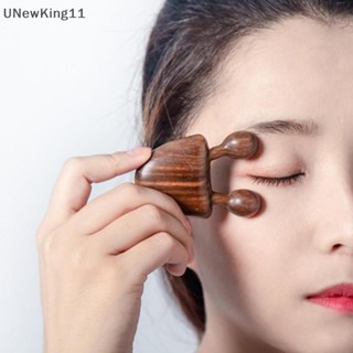 Unewking หวีนวดใบหน้า หอยทาก ขนาดเล็ก สีเขียว 1 ชิ้น