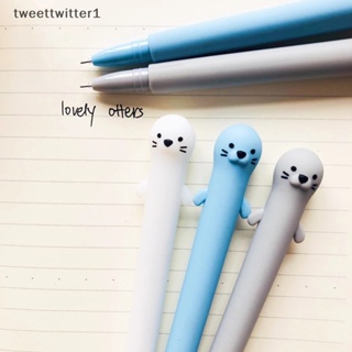 Twee ปากกาเจลซิลิโคน หมึกสีดํา 0.5 มม. สําหรับนักเรียน สํานักงาน