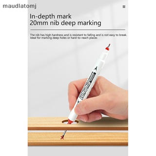 Maud ปากกามาร์กเกอร์ หัวยาว 20 มม. อเนกประสงค์ สีแดง ดํา น้ําเงิน สําหรับงานไม้ ห้องน้ํา EN