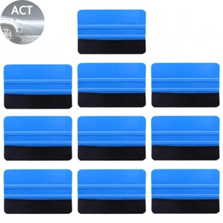 ไม้ปาดน้ําสักหลาด ขนาด 10x7.3 ซม. สีฟ้า สีดํา อุปกรณ์เสริม สําหรับรถยนต์ จํานวน 10 ชิ้น ต่อชุด
