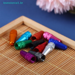 Loveoionia1 ฝาครอบวาล์วยางล้อรถจักรยาน 11 สี 4 ชิ้น