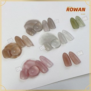 Rowans ยาทาเล็บเจล แบบใส สีนู้ด 15 มล.