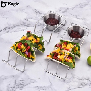 ⭐24H SHIPING⭐Taco Holder Stainless Steel Set of 4 Holders for Family Gatherings and Parties