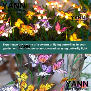 YANN1 โคมไฟลวดเหล็ก พลังงานแสงอาทิตย์ ยืดหยุ่นสูง สําหรับตกแต่งสวน