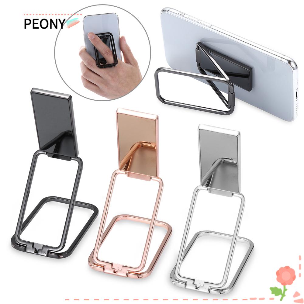 Peony แหวนโลหะสําหรับวางโทรศัพท์มือถือหมุนได้ 360 องศา / หลากสี