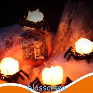 Blossomea โคมไฟเทียน Led ใช้แบตเตอรี่ ไร้เปลวไฟ สําหรับตกแต่งปาร์ตี้ฮาโลวีน