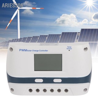  Aries306 PWM คอนโทรลเลอร์ชาร์จพลังงานแสงอาทิตย์ 60A 12V 24V 48V IP32 พารามิเตอร์กันน้ำปรับชดเชยอุณหภูมิจอแสดงผล