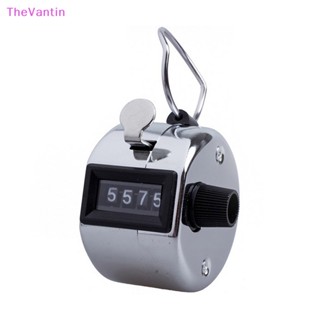 Thevantin เครื่องนับจํานวนดิจิทัล โครเมี่ยม โลหะสเตนเลส 4 หลัก 0000 เป็น 9999