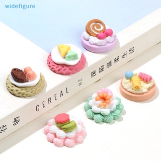 Widefigure โมเดลเค้กจําลอง ของเล่น สําหรับตกแต่งบ้านตุ๊กตา 5 ชิ้น