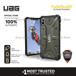 Uag Pathfinder Series เคสโทรศัพท์ สําหรับ iPhone XS MAX / iPhone X / XS / XR พร้อมฝาครอบป้องกันทหารตก - สีเขียวทหาร