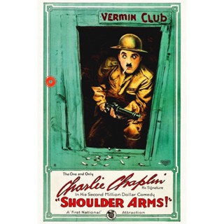 DVD ชาลี แชปลิน ตอน กองพันทหารราบ 939 Shoulder Arms (1918) (พากษ์อีสาน) DVD