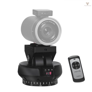 Fw Andoer YT1200 หัวกระทะพาโนรามา 2 แกน AI ติดตามใบหน้า 360° ขาตั้งกล้องพาโนรามา หัวสามขา หมุนได้ ไร้สาย ควบคุมระยะไกล 9 ระดับ ปรับความเร็วได้ 1 กก.