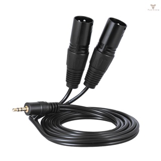 Fw สายเคเบิลเสียง XLR ตัวผู้ เป็น 3.5 มม. ตัวผู้ 1.5 ม. 5 ฟุต