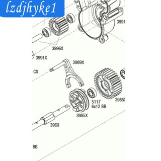 [Lzdjhyke1] อะไหล่ไดร์ฟโลหะ สําหรับรถไต่หินบังคับ 1/10