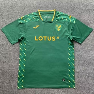 เสื้อกีฬาแขนสั้น ลายทีมชาติฟุตบอล Norwich Away แห้งเร็ว ไซซ์ S - XXL สําหรับผู้ชาย ไซซ์ 23-24 AAA