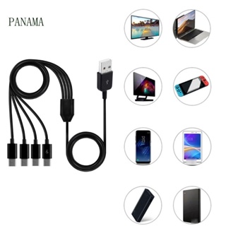 Nama สายชาร์จแยก USB Type C 4 in 1 USB เป็น 4x Type C ซิงค์ข้อมูล